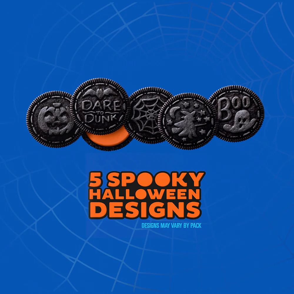 OREO Orange Creme Chocolate Sandwich Cookies, Limited Edition, Halloween Cookies, 18.71 oz - Image 7